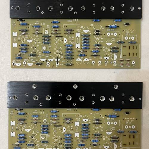 複刻"通用電子 Sound Master" AF-2 全鏡影對稱 MOSFET 功率放大器線路板