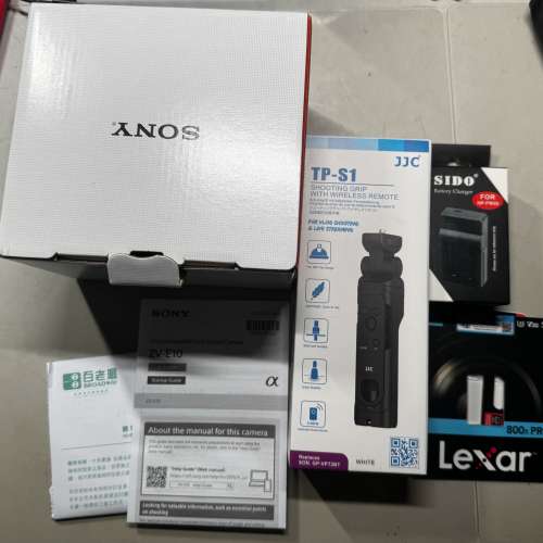 SONY ZV-E10L 16-50 KIT 白機 ZV-E10 連副廠配件 記憶卡 附帶延長保養至2027年