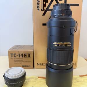 Nikon AF-S 300mm f/4D + TC-14E II