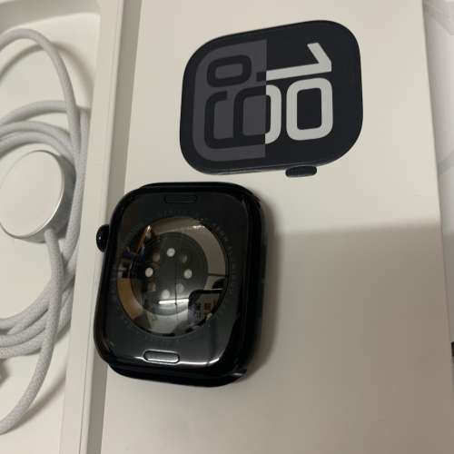 99%New US Apple Watch S10 GPS 46mm Jet Black Alum S/M Black Sport, 保到30-5-2026
