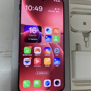 99%New Oppo Find X9 PLJ110 CN 12+256GB Dual Red