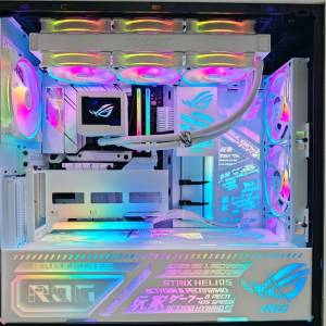 ROG 9800X3D 電競機 ROG RYUJIN III 360 ROG X670E-A  64GB RAM 990 Pro 2TB SSD 1...