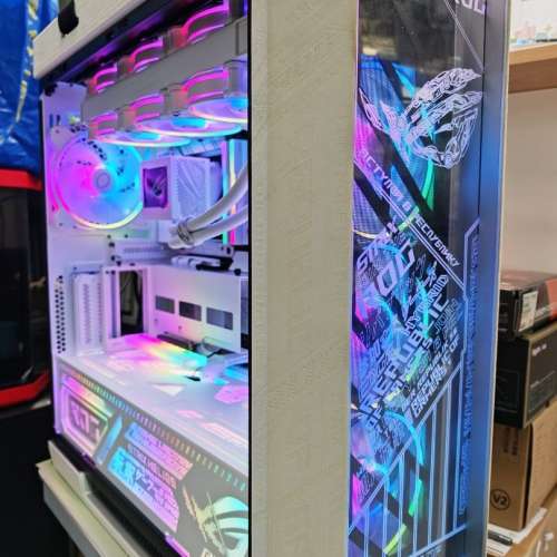 ROG 9800X3D 電競機 ROG RYUJIN III 360 ROG X670E-A  64GB RAM 990 Pro 2TB SSD 1...