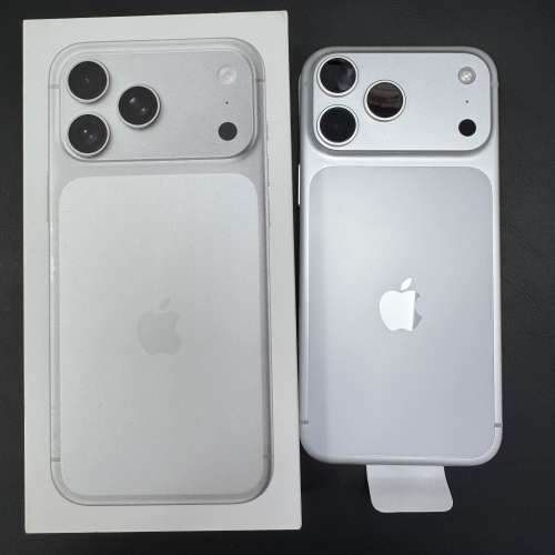 99%New iPhone 17 Pro Max 1TB 銀色 香港行貨 蘋果保養到2026年11月17日 電池100% ...