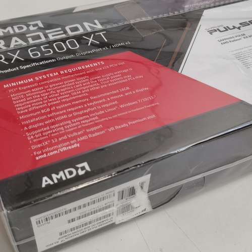 全新 Sapphire PULSE AMD Radeon RX 6500 XT