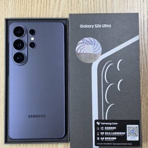 99.99%新 SAMSUNG Galaxy S26 Ultra (12+512) 星暮紫色 SYNERGY香港行貨