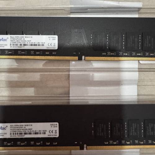 Netac Basic UDIMM DDR4-3200 16GB C16 x 2 32GB