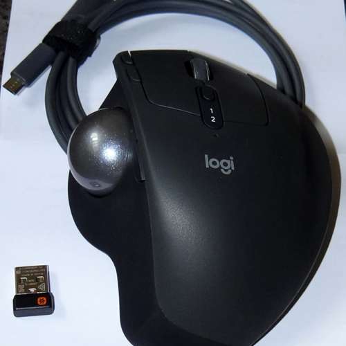 Logitech G502 Hero Gaming Mouse ;  MX Ergo Advanced Wireless Trackball