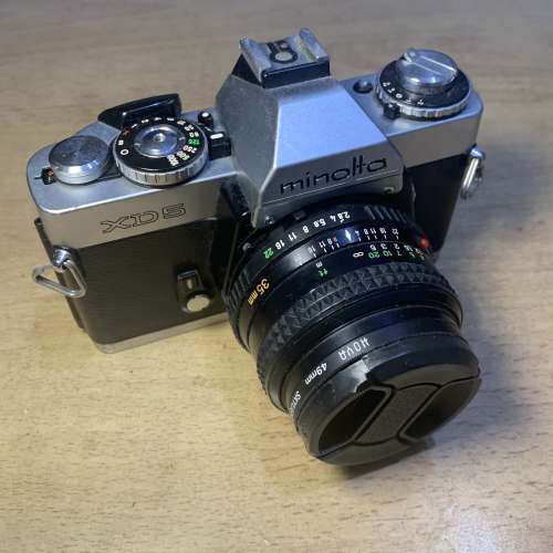 多功能Minolta XD5 + 原廠35mm 2.8光圈鏡頭鏡片清冇花冇霉