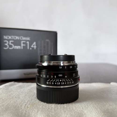 超級新淨 香港行貨 FULL SET 福倫達 Voigtlander Nokton Classic 35mm F1.4 II SC ...