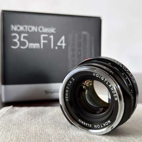 超級新淨 香港行貨 FULL SET 福倫達 Voigtlander Nokton Classic 35mm F1.4 II SC ...