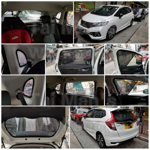 Jazz Fit GK 全車防曬磁石窗網