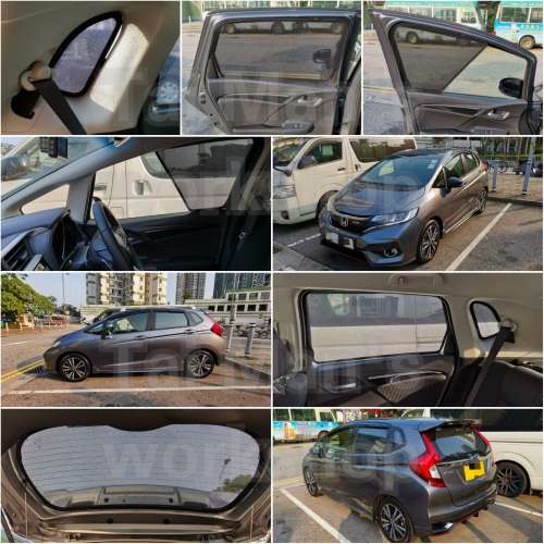 Jazz Fit GK 全車防曬磁石窗網