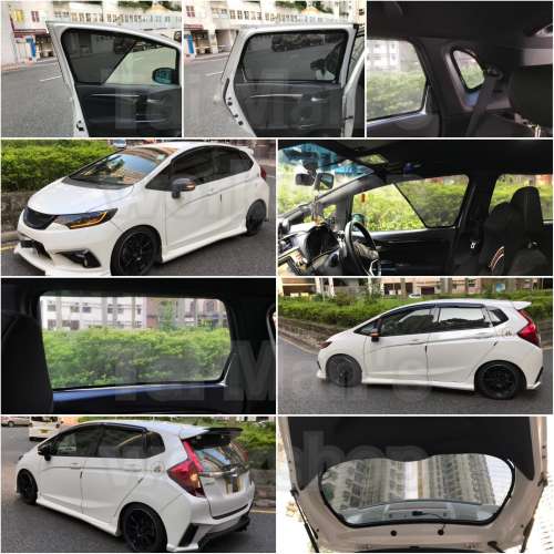 Jazz Fit GK 全車防曬磁石窗網