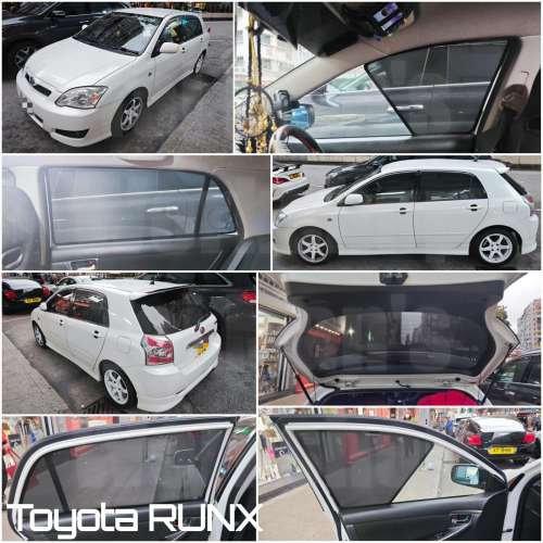 Toyota Corolla Touring Fielder Runx 全車防曬磁石窗網