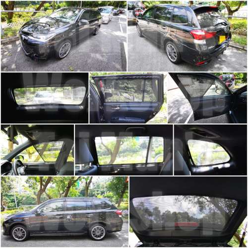 Toyota Runx Fielder Corolla 全車防曬磁石窗網