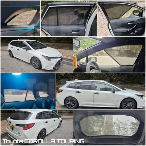 Toyota Runx Fielder Corolla 全車防曬磁石窗網