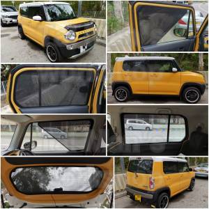 Suzuki Hustler 全車防曬磁石窗網