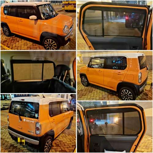 Suzuki Hustler 全車防曬磁石窗網