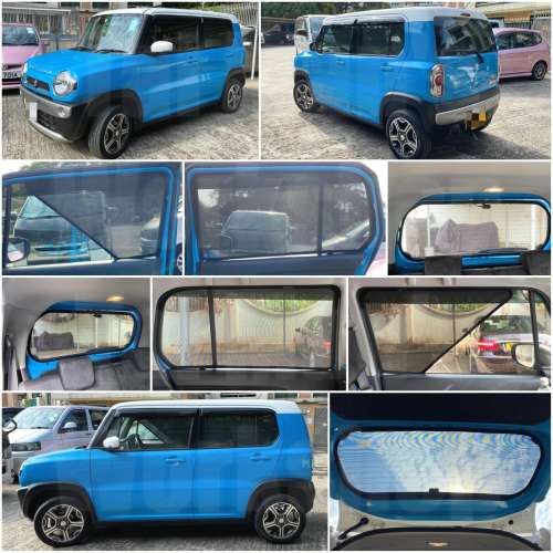 Suzuki Hustler 全車防曬磁石窗網
