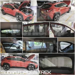 Subaru Crosstrek 全車防曬磁石窗網