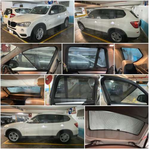 BMW X3 IX3 全車防曬磁石窗網