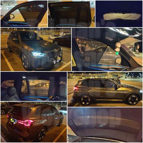 BMW IX3 全車防曬磁石窗網