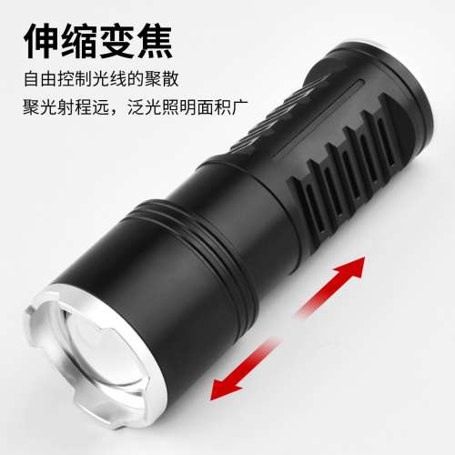 全新 1600流明 高亮手電筒 | 1000米遠射 | Type-C快充 | 伸縮調焦| 香港本地顺丰包邮