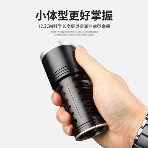 全新 1600流明 高亮手電筒 | 1000米遠射 | Type-C快充 | 伸縮調焦| 香港本地顺丰包邮