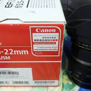 Canon EF-S 10-22mm f/3.5-4.5 USM + 77mm CPL filter