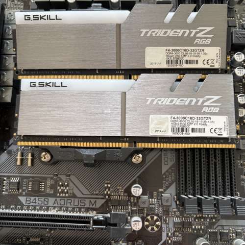 AMD R7 3700X+Gigabyte B450M+G.Skill 32G RAM