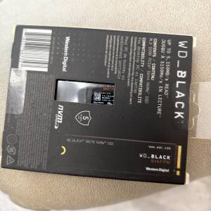 全新未開盒 2TB WD Black SN770 m.2 NVMe SSD