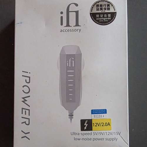 iFi audio iPowerX 高性能變壓器 12V 英式插