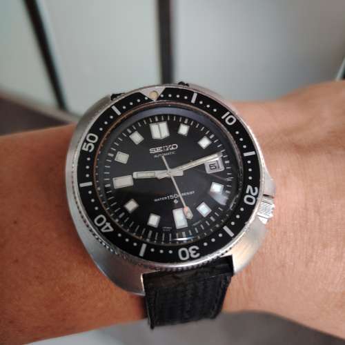 靚仔價💧罕有靚面，靚圈，古董精工 Seiko Diver 6105-8110，經典大鮑魚，150M自動潛...
