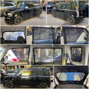 Toyota BB 全車防曬磁石窗網