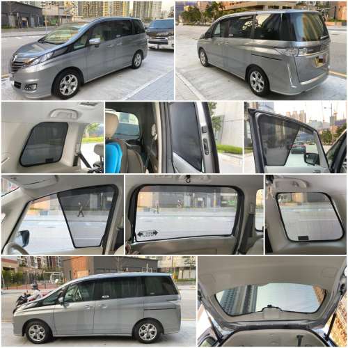 Mazda Biante 全車防曬磁石窗網