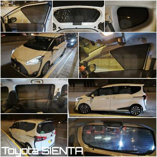 Sienta 全車防曬磁石窗網