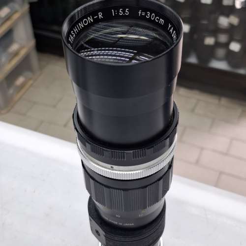 YASHICA YASHINON 20CM F4  YASHINON-R 30CM F5.5   SUPER YASHINON-R 40CM F6