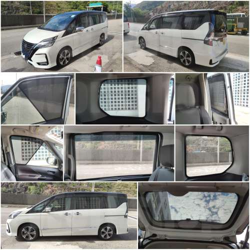 Serena Epower 全車防曬磁石窗網