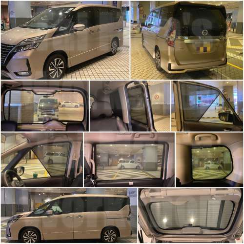 Serena Epower 全車防曬磁石窗網