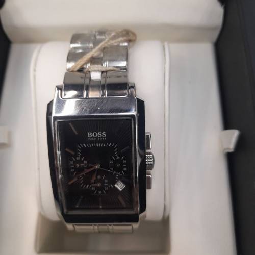 全新Hugo Boss Tank Chronograph Quartz Watch