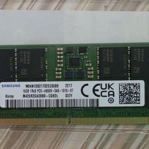DDR5 16GB 4800 SODIMM