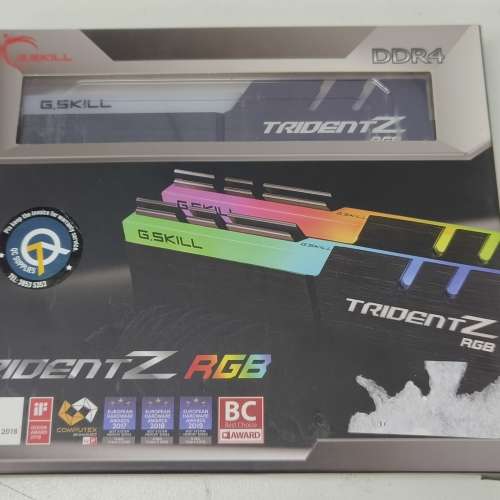 全新 G.Skill Trident Z RGB DDR4 4000 16GB Kit (2x8GB)