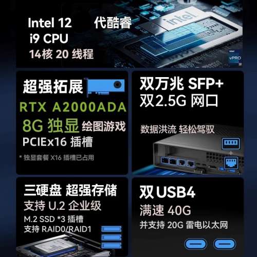 Minisforum MS-01 i9-12900H RTX A2000 ADA