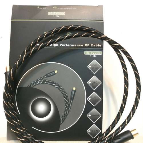 Image Scientific Coaxial high performance RF Cable, IS-TV200, 1.5M 電視天線 全...