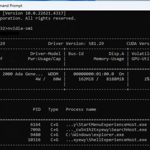 Nvidia RTX 2000 laptop Ada 8G vram low profile card