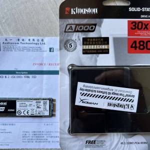 95%新kingston m.2 ssd