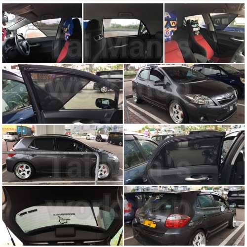 Toyota Auris 全車防曬磁石窗網