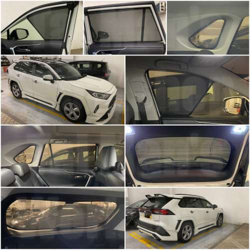 RAV4 Hynrid 全車防曬磁石窗網
