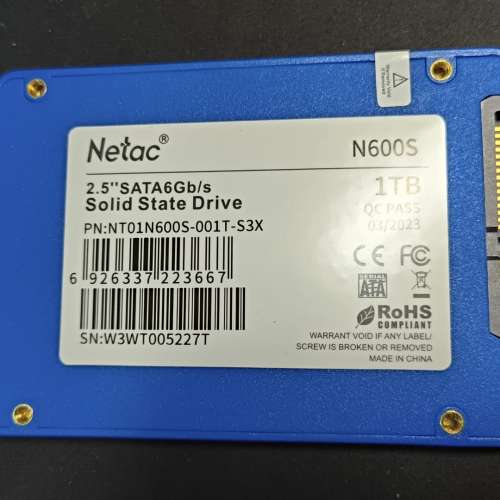 Netac N600S SATA III 2.5-inch SSD 1TB